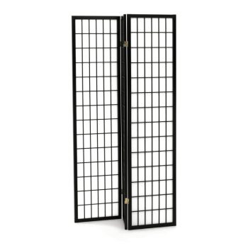 Paravan din lemn masiv negru. EF-E803 BK
