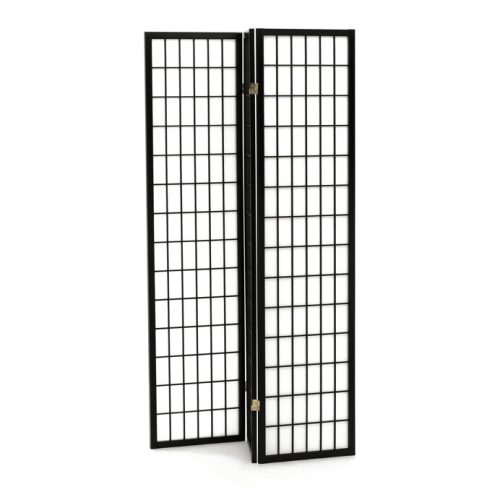 Paravan din lemn masiv negru. EF-E803 BK