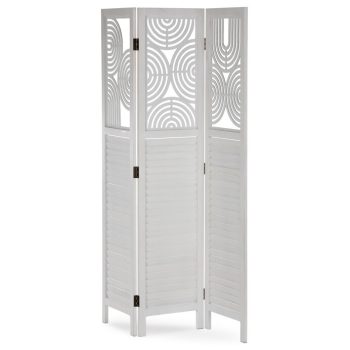 Paravan alb din lemn. EF-L175 WT