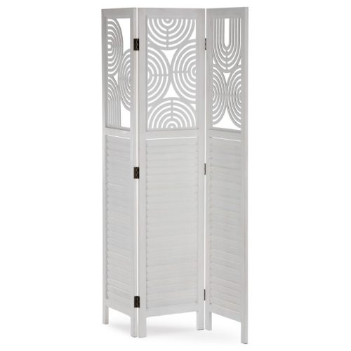 Paravan alb din lemn. EF-L175 WT