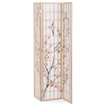 Paravan din lemn masiv natur. EF-L185 NAT