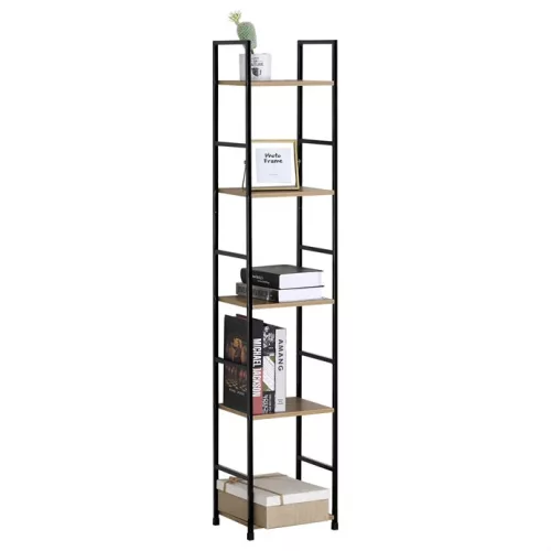 Etajeră cu polițe, culoare maro, MDF GD-215 OAK