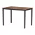 Masă dining 110x70x75 cm, MDF, old wood, GDT-202 OLW2