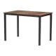 Masă dining 110x70x75 cm, MDF, old wood, GDT-202 OLW2