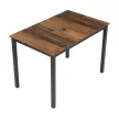 Masă dining 110x70x75 cm, MDF, old wood, GDT-202 OLW2