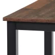 Masă dining 110x70x75 cm, MDF, old wood, GDT-202 OLW2