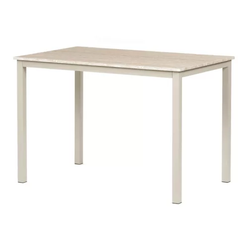 Masă dining 110x70x75 cm, MDF, travertin, GDT-202 TRV