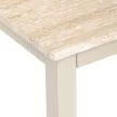 Masă dining 110x70x75 cm, MDF, travertin, GDT-202 TRV