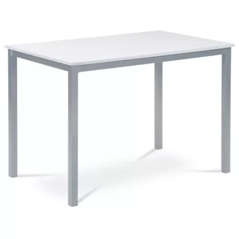 Masă de dining 110x70 cm, MDF, alb, GDT-202 WT