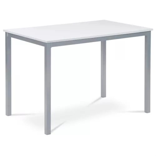 Masă de dining 110x70 cm, MDF, alb, GDT-202 WT