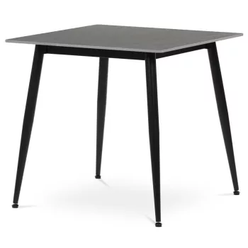 Masă de dining 80×80 cm, ceramică marmură. HT-398M GREY