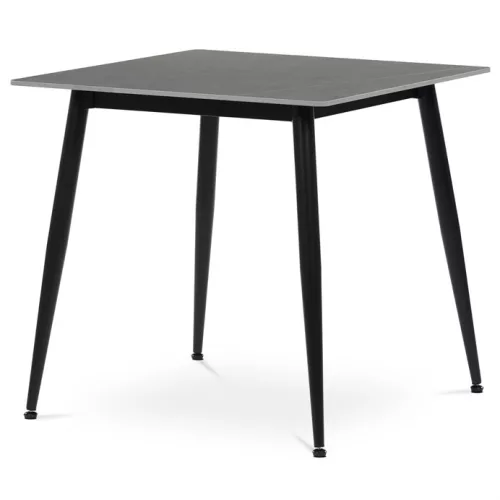 Masă de dining 80×80 cm, ceramică marmură. HT-398M GREY
