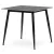Masă de dining 80×80 cm, ceramică marmură. HT-398M GREY