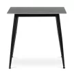 Masă de dining 80×80 cm, ceramică marmură. HT-398M GREY