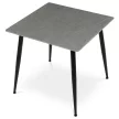 Masă de dining 80×80 cm, ceramică marmură. HT-398M GREY