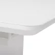 Masă dining extensibilă 110-150x75 cm MDF alb HT-430