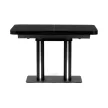 Masa extensibilă 120–160×80 cm, MDF, negru. HT-D1926 BK