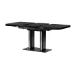 Masa extensibilă 120–160×80 cm, MDF, negru. HT-D1926 BK