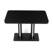 Masa extensibilă 120–160×80 cm, MDF, negru. HT-D1926 BK
