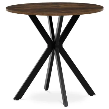 Masă rotundă 80×80 cm, MDF, Old Wood. HT-F4108 OLW