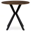 Masă rotundă 80×80 cm, MDF, Old Wood. HT-F4108 OLW