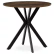 Masă rotundă 80×80 cm, MDF, Old Wood. HT-F4108 OLW