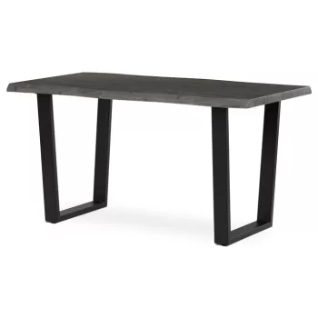 Masă de dining 140×80 cm, MDF, Stejar Gri. HT-F4214 GREY