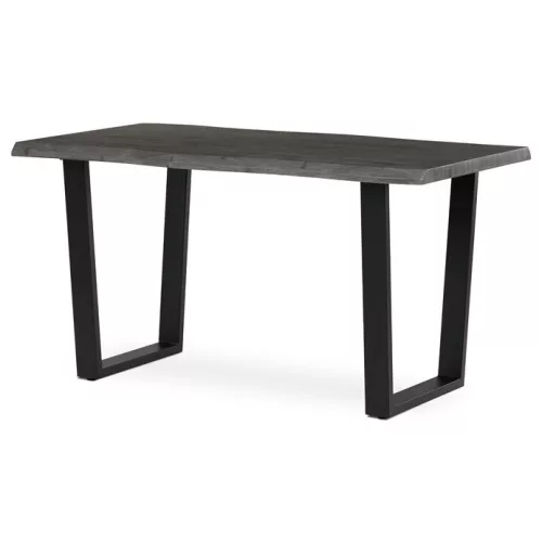 Masă de dining 140×80 cm, MDF, Stejar Gri. HT-F4214 GREY