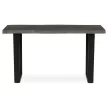 Masă de dining 140×80 cm, MDF, Stejar Gri. HT-F4214 GREY