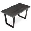 Masă de dining 140×80 cm, MDF, Stejar Gri. HT-F4214 GREY