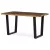 Masă de dining 140×80 cm, MDF, Old Wood. HT-F4214 OLW