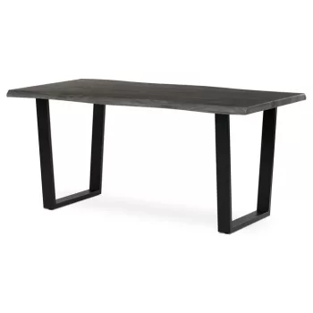 Masă de dining 160×90 cm, MDF, Stejar Gri. HT-F4216 GREY