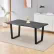 Masă de dining 160×90 cm, MDF, Stejar Gri. HT-F4216 GREY