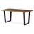 Masă de dining 160×90 cm, MDF, Old Wood. HT-F4216 OLW