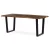 Masă de dining 180×90 cm, MDF, Old Wood. HT-F4218 OLW