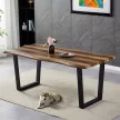 Masă de dining 180×90 cm, MDF, Old Wood. HT-F4218 OLW