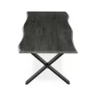 Étkezőasztal 160x90 cm MDF szürke tölgy