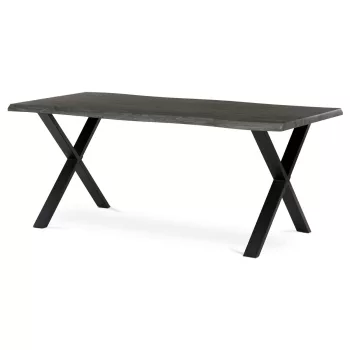 Étkezőasztal 180x90 cm MDF szürke tölgy