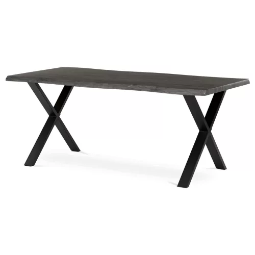 Étkezőasztal 180x90 cm MDF szürke tölgy