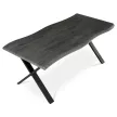 Étkezőasztal 180x90 cm MDF szürke tölgy