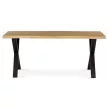 Étkezőasztal 180x90 cm MDF vad tölgy