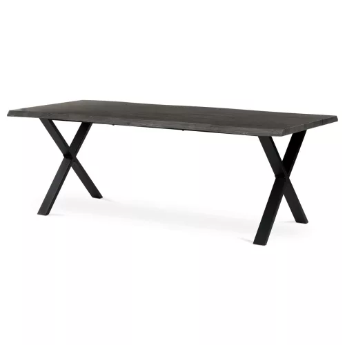 Étkezőasztal 210x100 cm MDF szürke tölgy