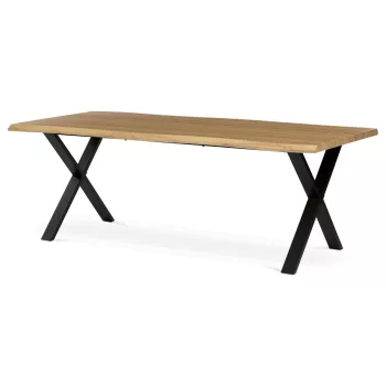Étkezőasztal 210x100 cm MDF vad tölgy