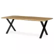 Étkezőasztal 210x100 cm MDF vad tölgy