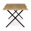 Étkezőasztal 210x100 cm MDF vad tölgy