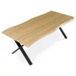 Étkezőasztal 210x100 cm MDF vad tölgy