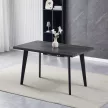 Masă de dining 130×80 cm, MDF, Stejar Gri. HT-F4413 GREY