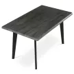 Masă de dining 130×80 cm, MDF, Stejar Gri. HT-F4413 GREY