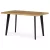 Masă de dining 130×80 cm, MDF, Stejar Sălbatic. HT-F4413 OAK