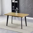 Masă de dining 130×80 cm, MDF, Stejar Sălbatic. HT-F4413 OAK